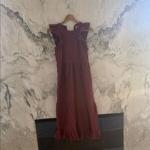 Universal Thread Burgundy Maxi Dress